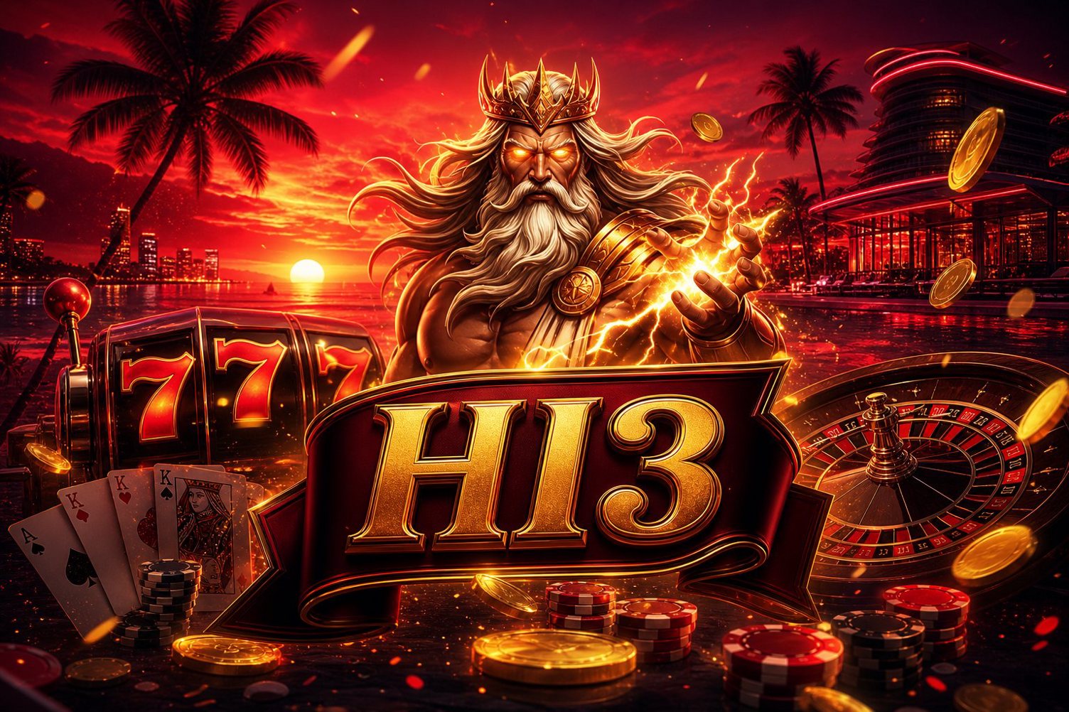 Tampilan layar Fortune Rabbit di H13 dengan kelinci emas dan gulungan berwarna cerah